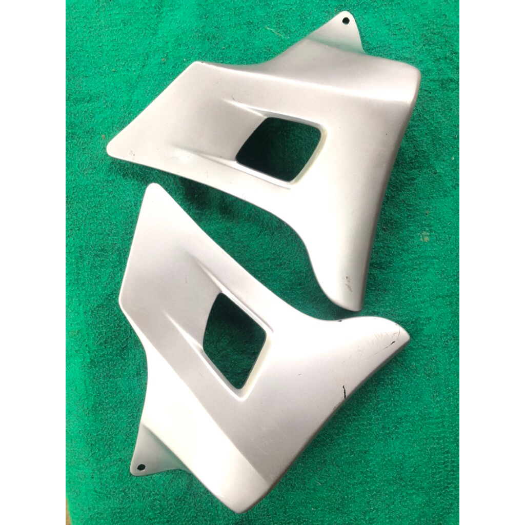 COVER BODI SIRIP TENGKI COVER RADIATOR KAWASAKI NINJA R OLD ORIGINAL COPOTAN