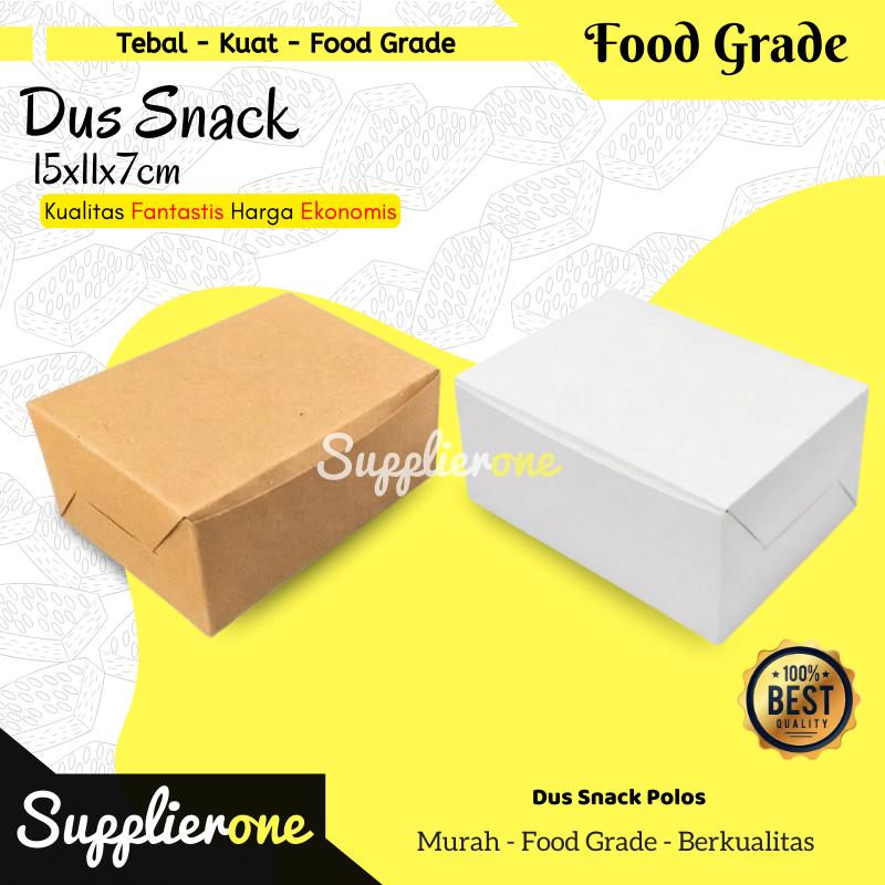 Box Fried Chicken Polos, Dus Kue, Dus cemilan, Box Snack Polos, Kotak Cemilan, Kemasan Catering mode