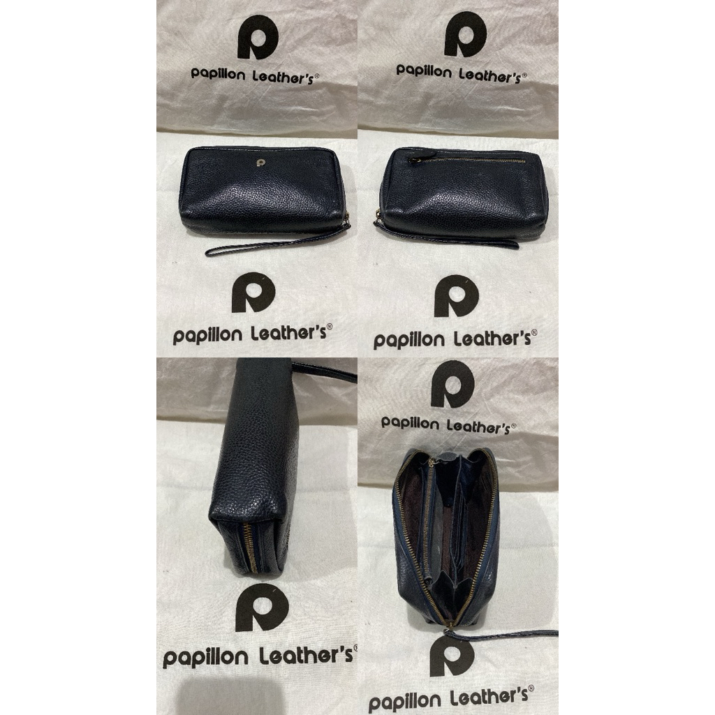 Preloved Dompet Papillon navy