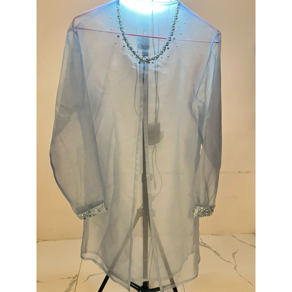 Outer Organza Sky Blue