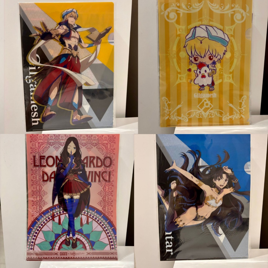 Fate/Grand Order Clear File Caster Gilgamesh, Ishtar, Leonardo Da Vinci