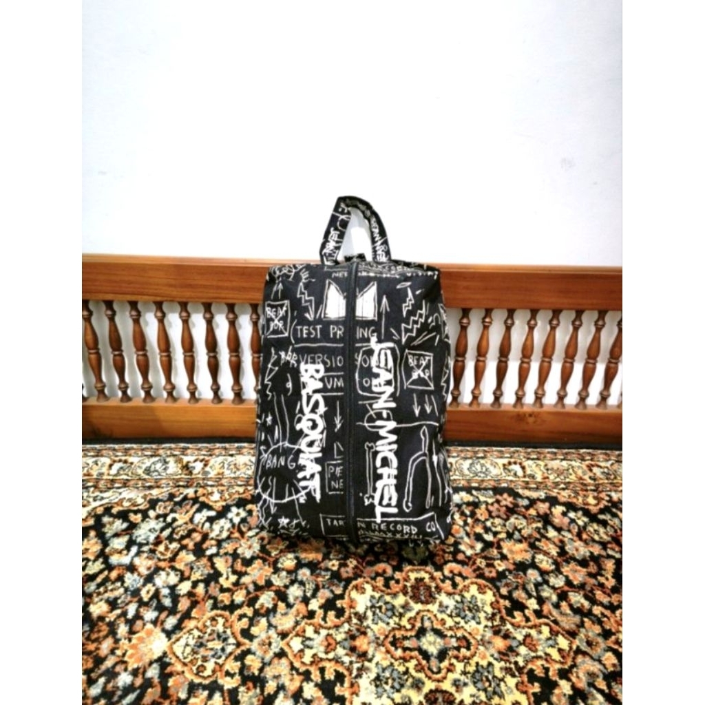 Tas hand bag jean Michel basquiat