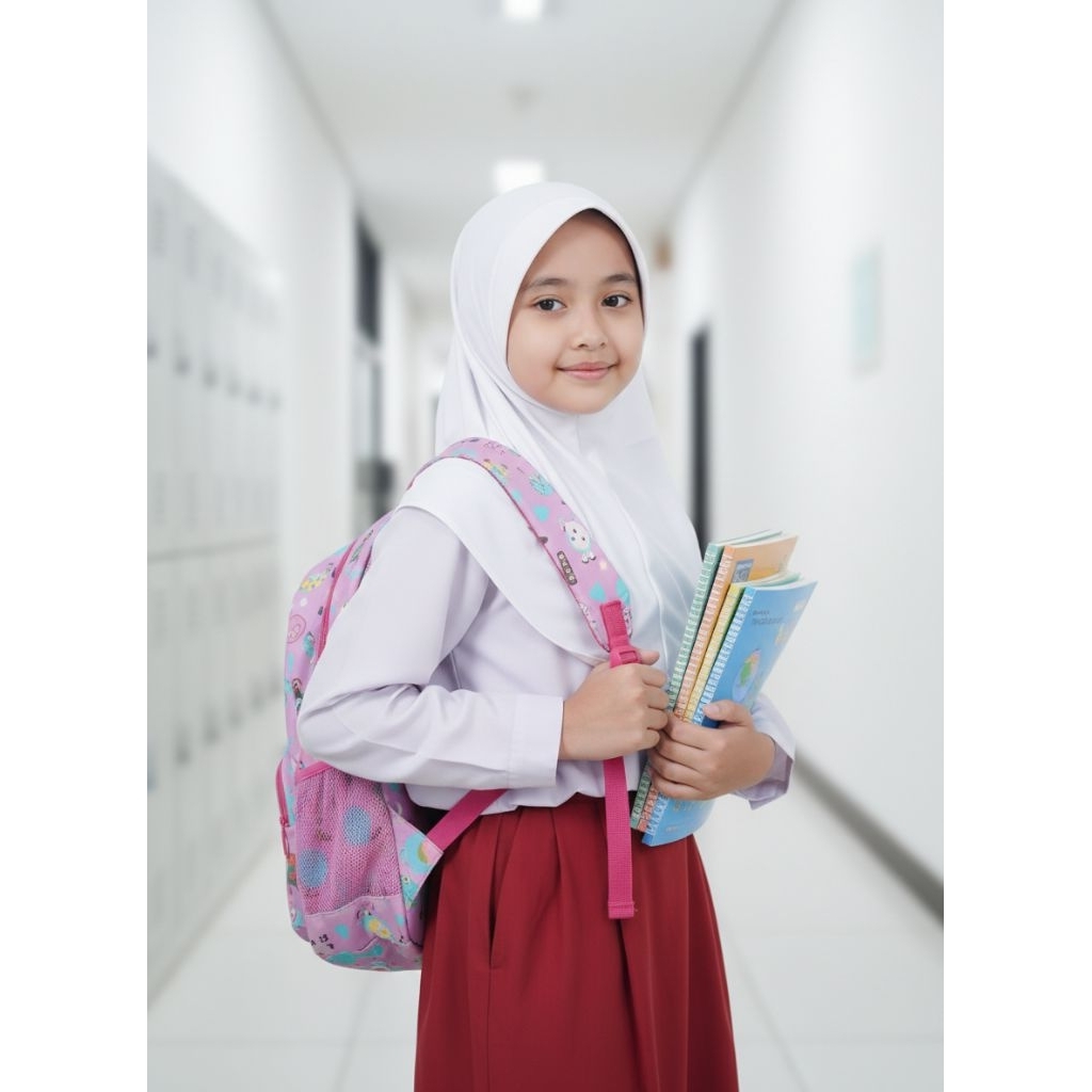Jilbab Sekolah Kerudung Anak SD MI Seragam Putih