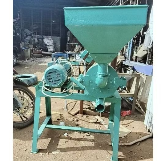 Mesin Tahu Giling Kedelai Ukuran Gilingan 8 inch Dinamo 2pk