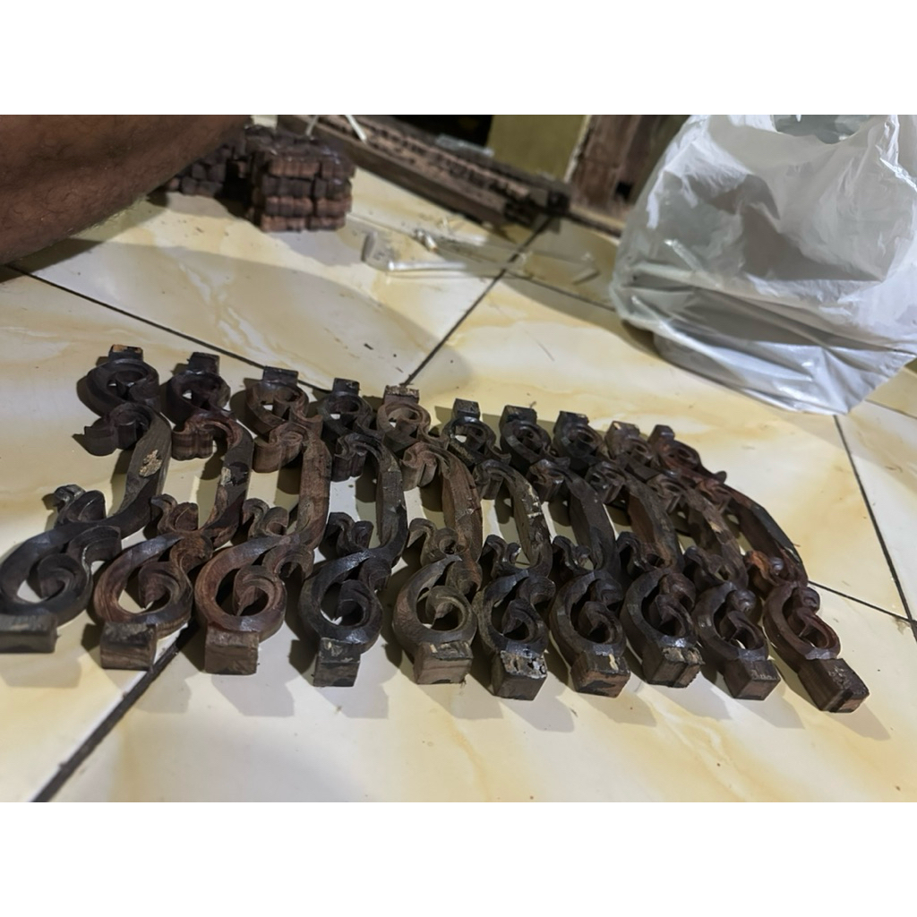 tangkringan sonokeling aksesoris sangkar manik manik sangkar