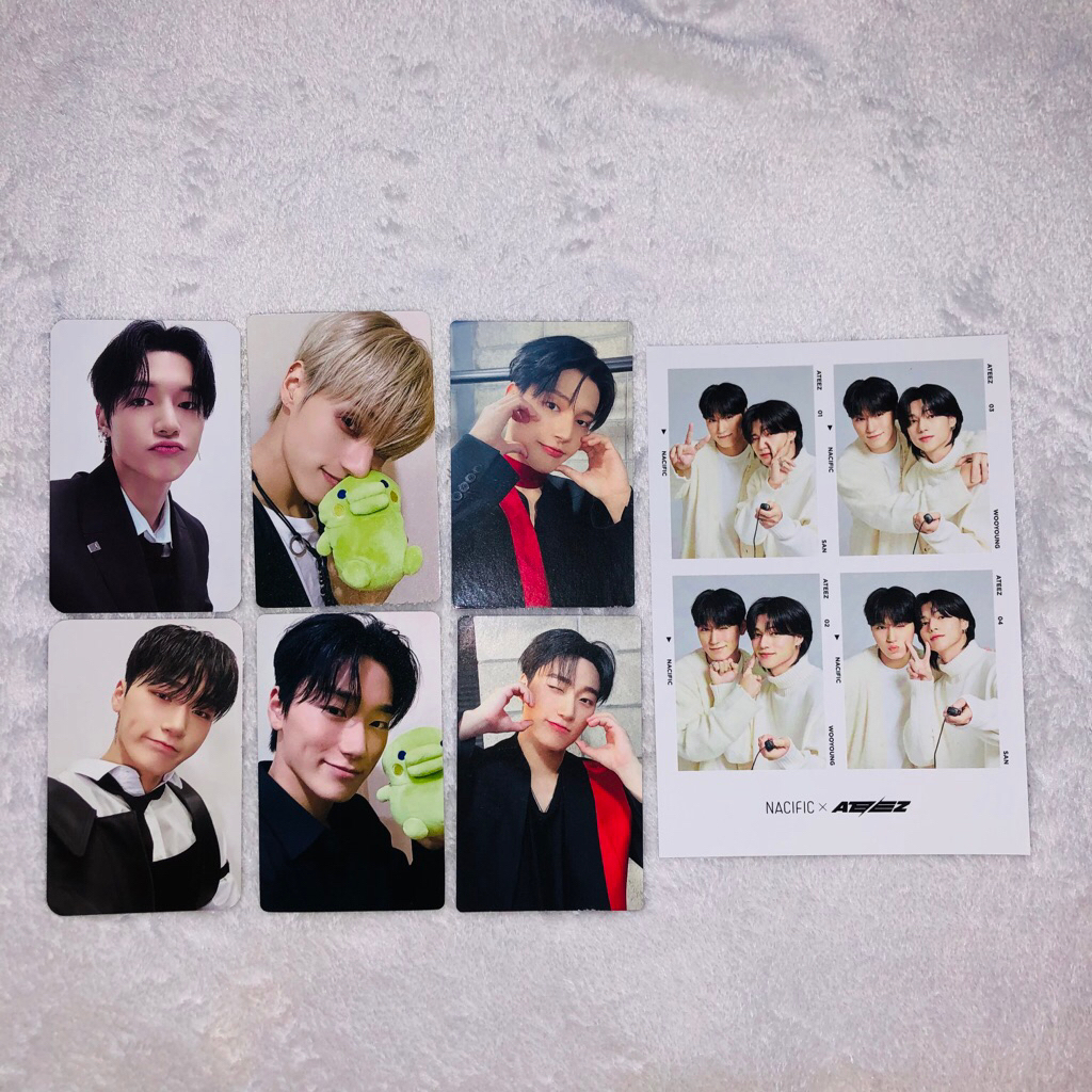 Photocard ATEEZ (Choi San & Jung Wooyoung) - WooSan Set