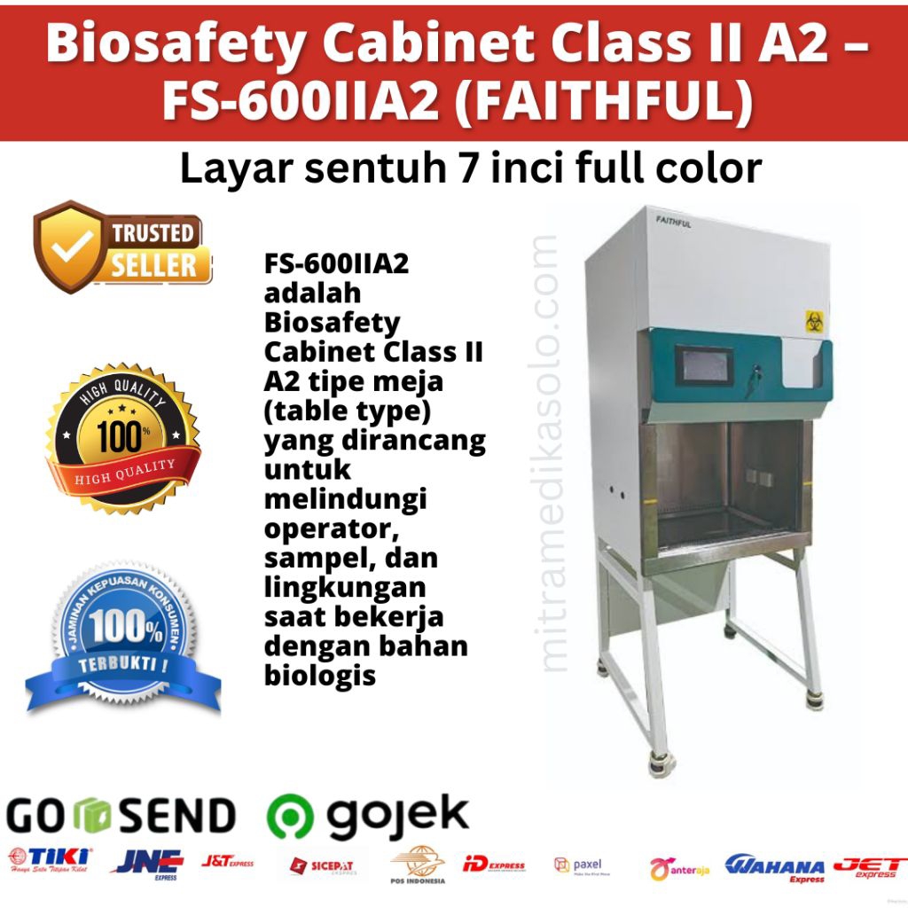 Biosafety Cabinet Class II A2 | BSC Class 2 – FS-600IIA2 (FAITHFUL)