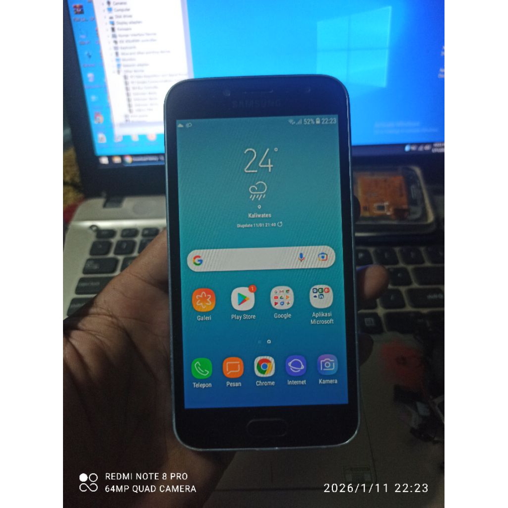 Samsung J2 Pro Ram 2/16 Full ori lcd amoled.(baca deskripsi).