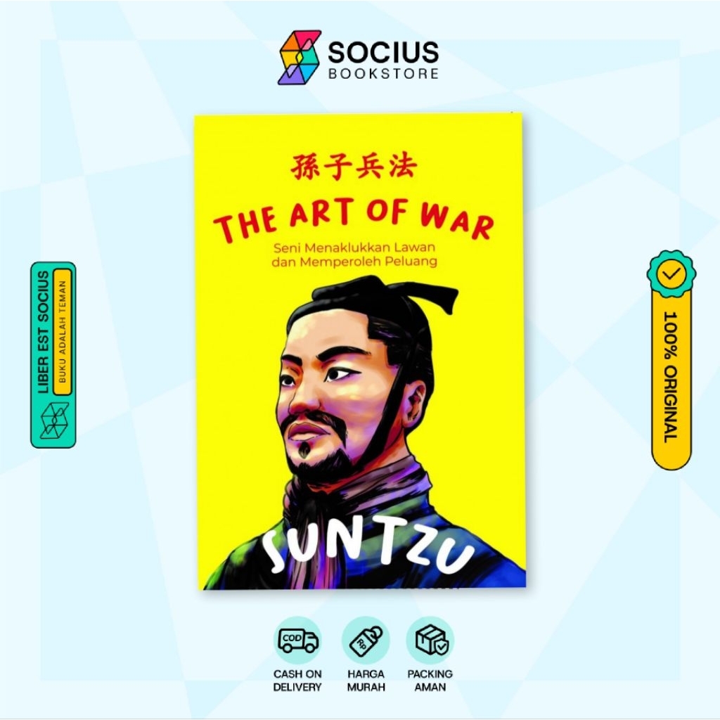 BUKU PENGEMBANGAN DIRI [ ORIGINAL ] - THE ART OF WAR - SUNTZU - PSIKOLOGI CORNER - SOCIUS BOOKSTORE
