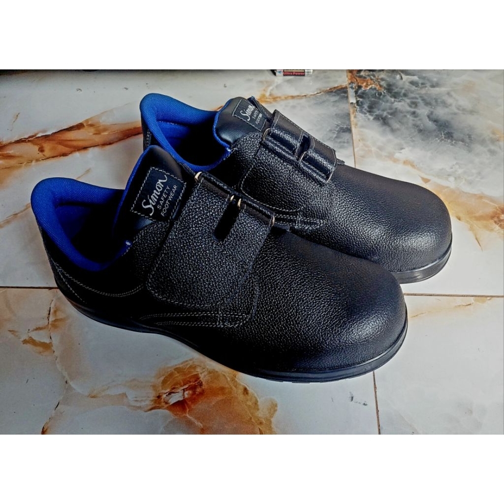 sepatu safety simon velcro uk 42