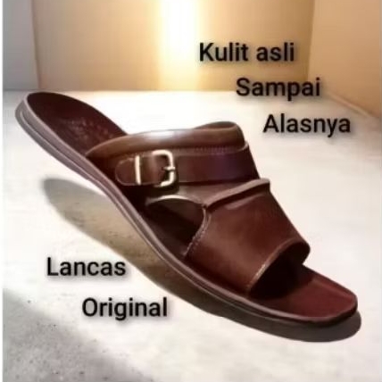 Sendal Kulit Pria Original Kulit Sapi Asli