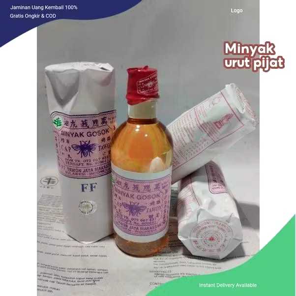 [Garansi Asli Ori] Minyak Cap Tawon FF 90 ml Khas Makassar - Minyak Urut Pijat Pegal Ole-Ole Kota Da