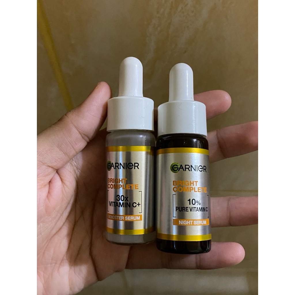 Serum garnier pagi dan malam