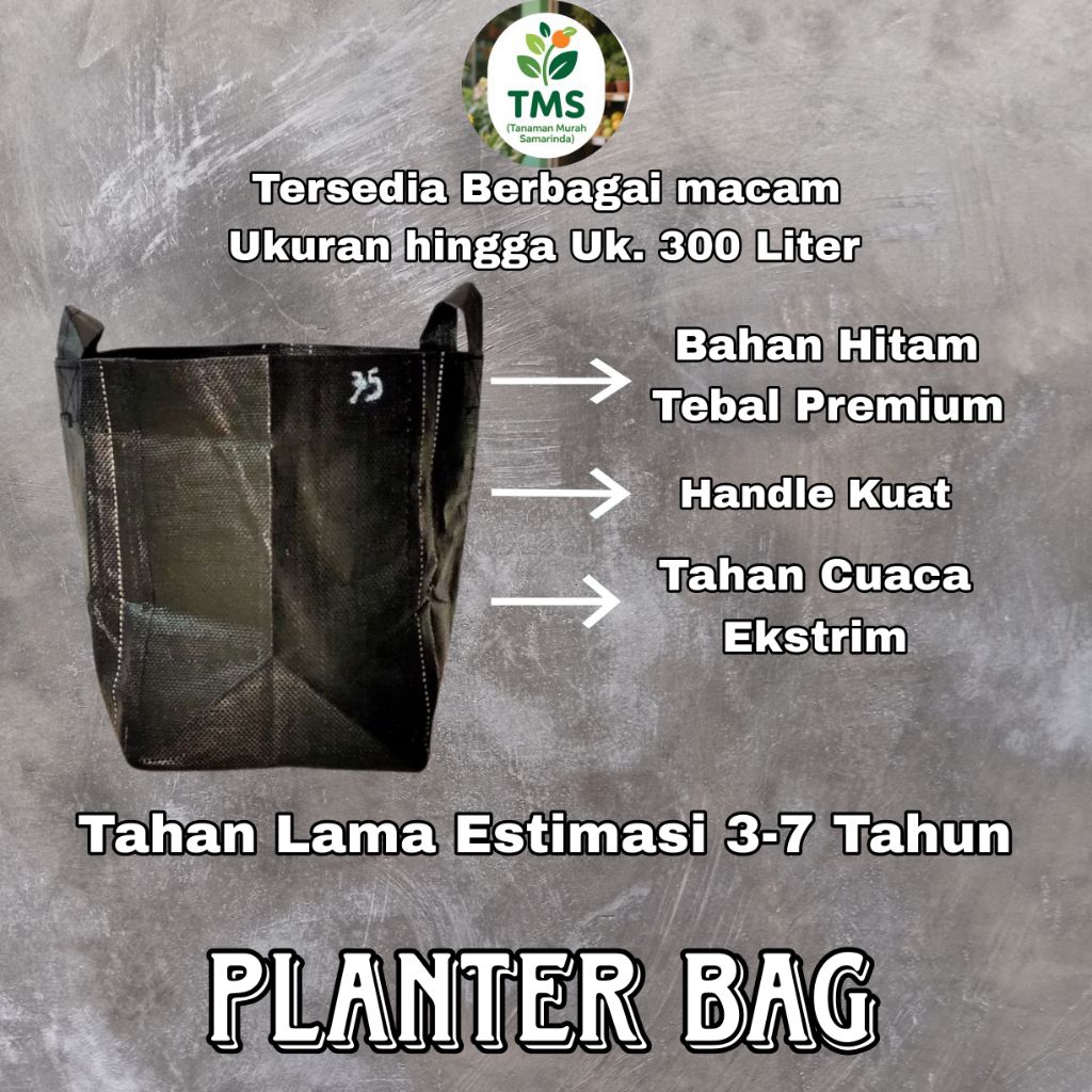 TMS ~ Planter bag pot tanaman Planter pot bunga pot buah planter tabulampot planterbag