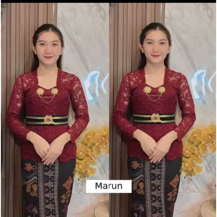 atasan kebaya brokat kutubaru wanita bali lengan panjang terbaru 2026 outher kebaya wanita sofia bed