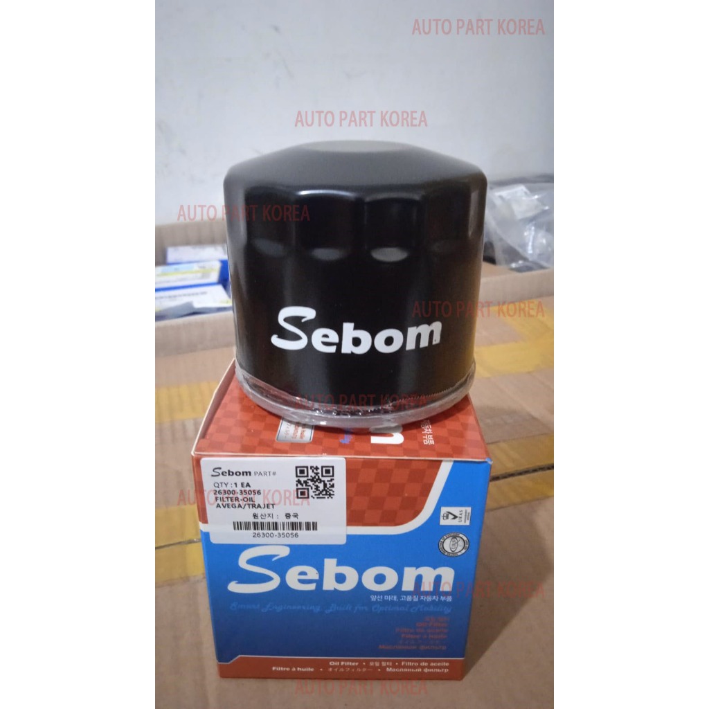 Filter Oli Verna/Trajet/Tucson Merek SEBOM