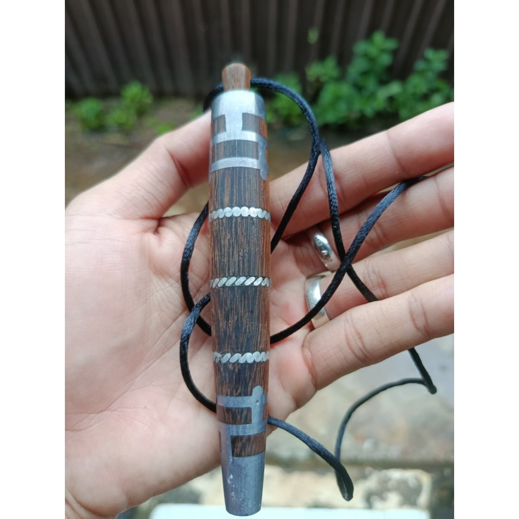kalung kayu ulin manang15 cm