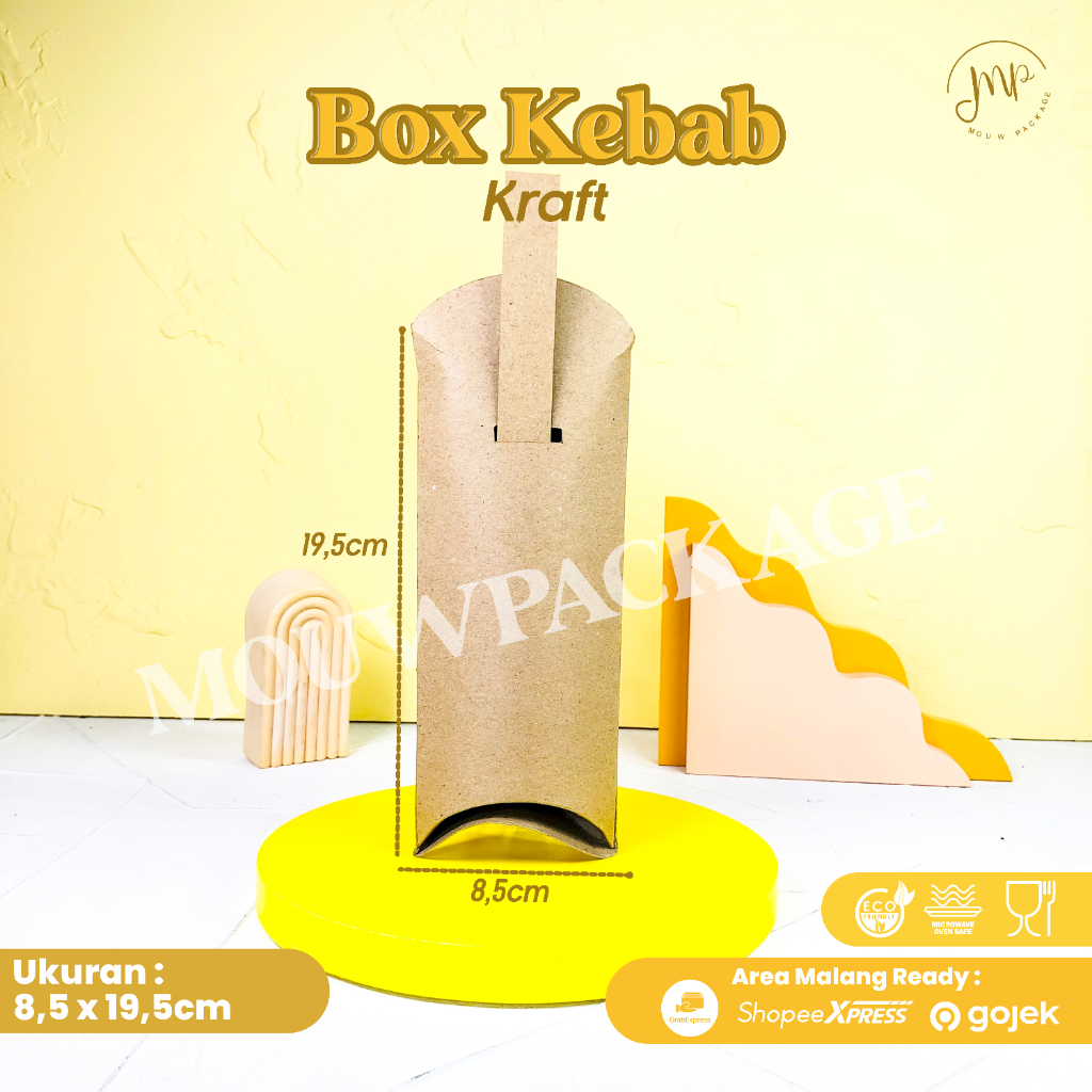 BOX KEBAB / KEMASAN KEBAB / DUS KEBAB / BUNGKUS KEBAB