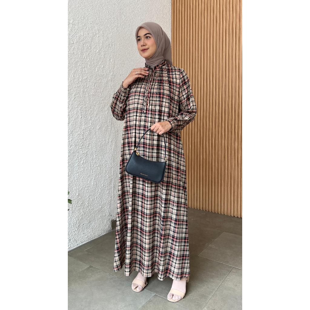 GAMIS RAYON SILKY / BAJU WANITA MUSLIM/ WARNA DIABI ADIBA/ GROSIR TANAH ABANG