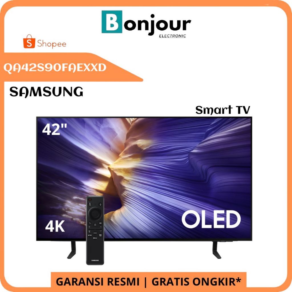 OLED TV Samsung 42 Inch QA42S90FAEXXD Smart TV 42S90F Samsung 4K S90F [2025]