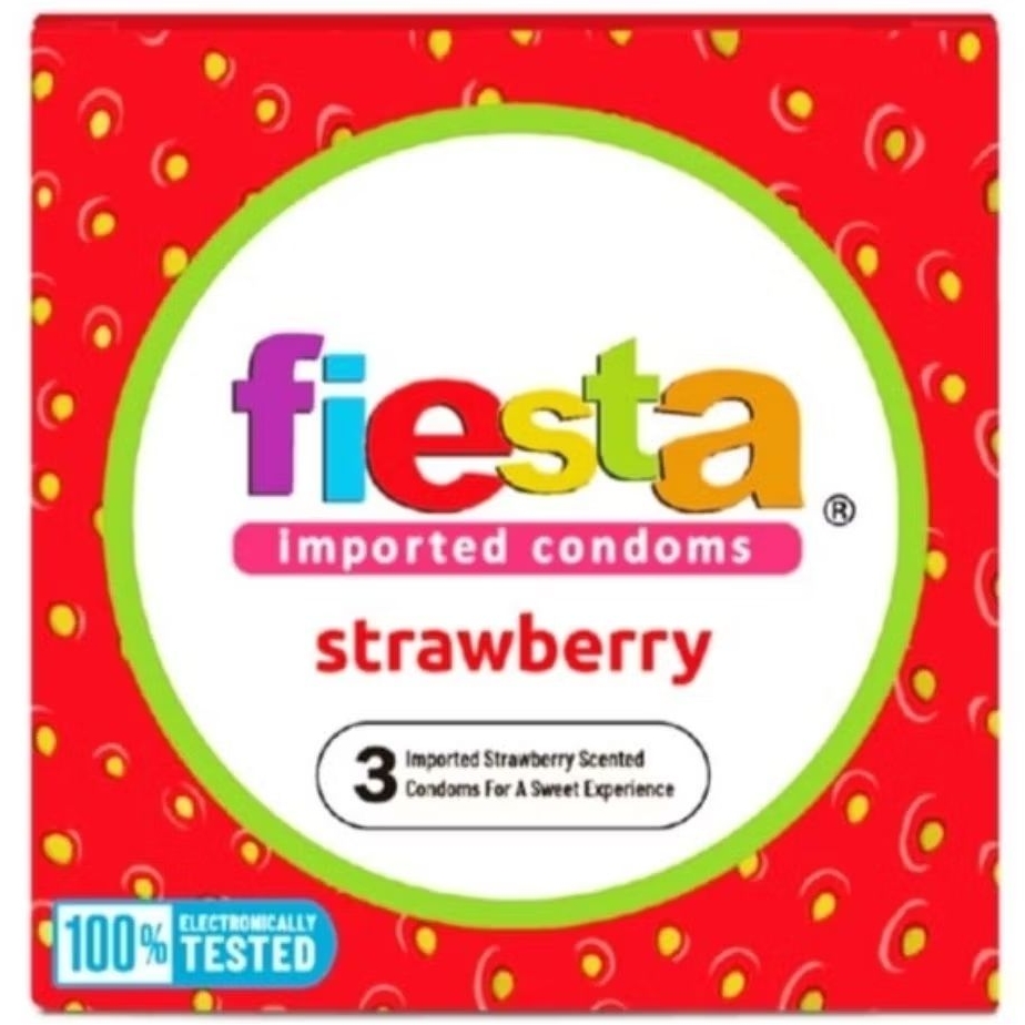 FIESTA Imported Condoms /Kondom FIESTA (3's /Dus)
