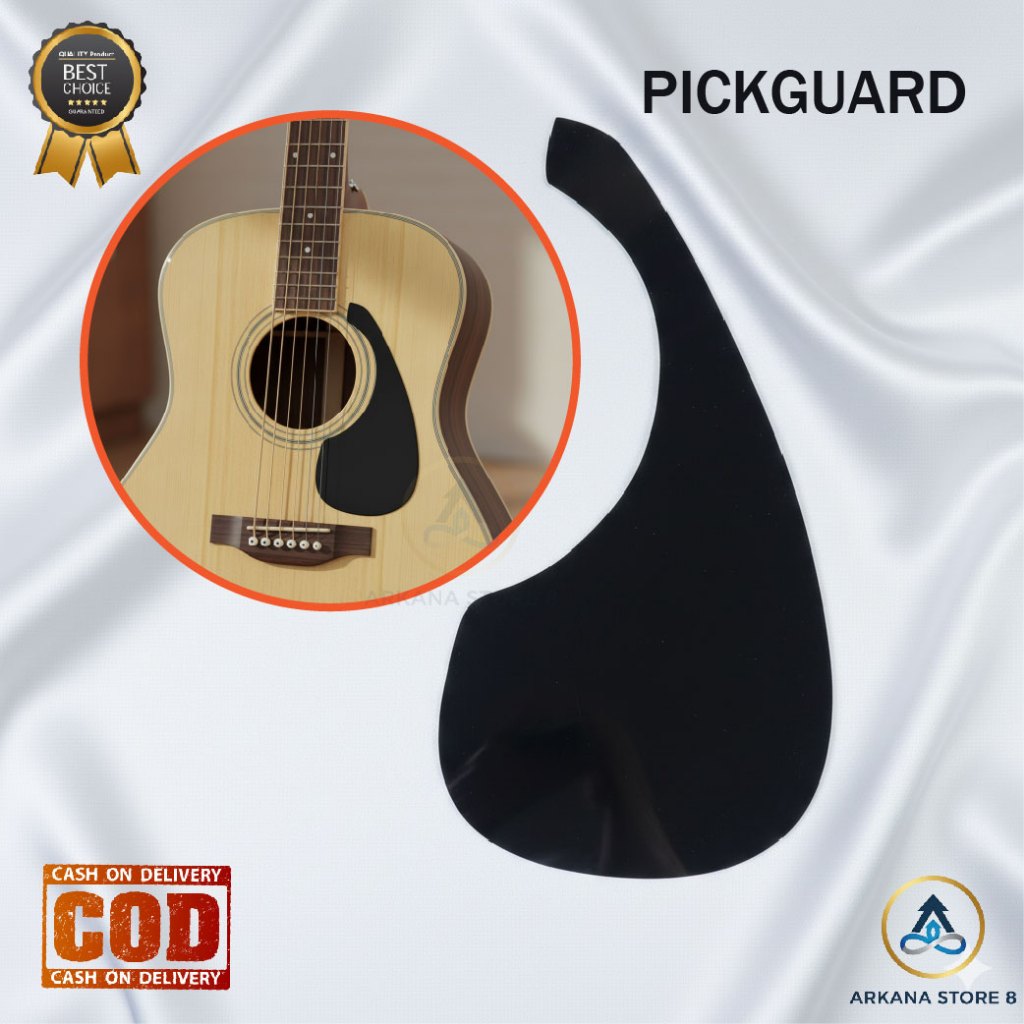 Pickguard Gitar Akustik Universal Premium Hitam Keren Berkualitas