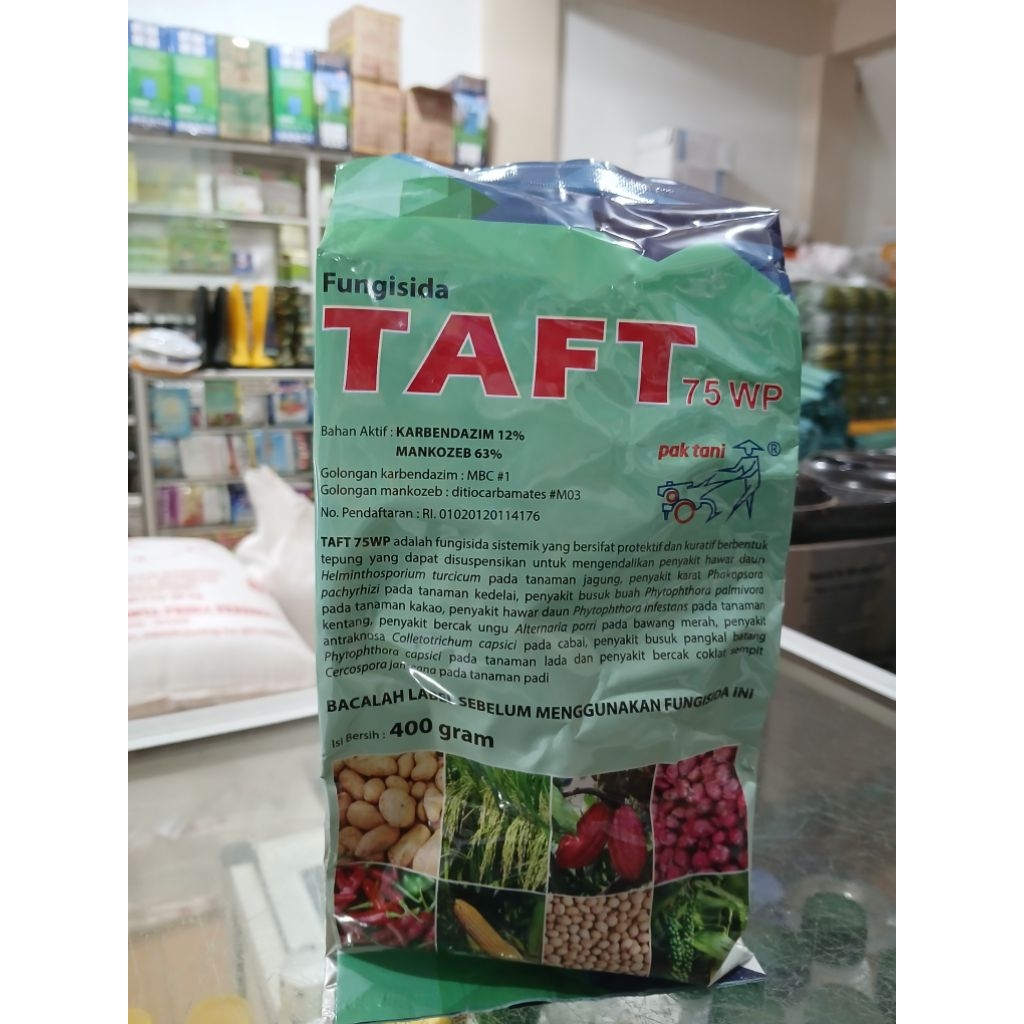 Fungisida TAFT 75 WP Pak Tani 400 gr