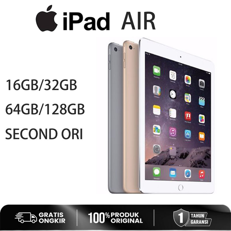 APPLE Ipad Air1 2 AIR2 9,7" 64GB 32GB Wifi Only Kondisi Mulus  SECOND ORIGINAL
