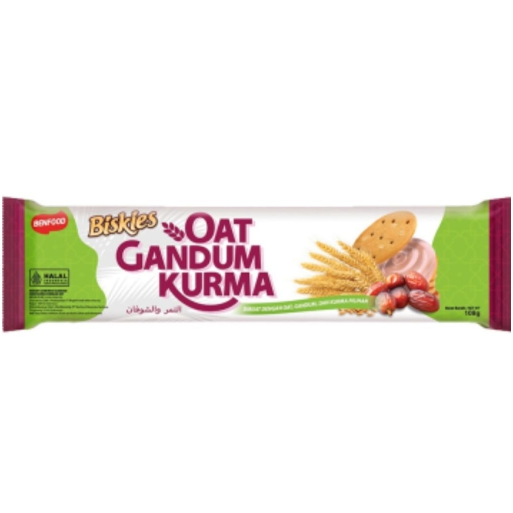 Biskies Oat Gandum Kurma 108 gr