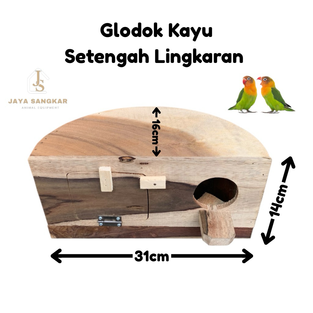 GLODOK SETENGAH LINGKARAN LOVEBIRD PARKIT KENARI DLL