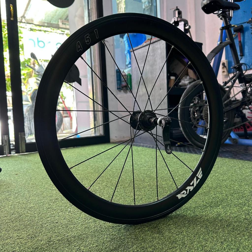 Raze - Wheel Set 451 - Tinggi 40mm - 4 bearing loncer - Depan saja