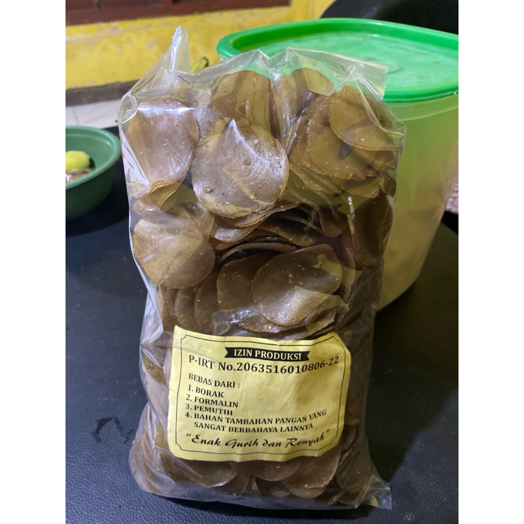 Krupuk tumbar bawang mentah 1kg