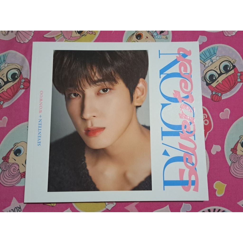[READY] PHOTOBOOK DICON 102 SVT / BTS COVER WONWOO/JIN