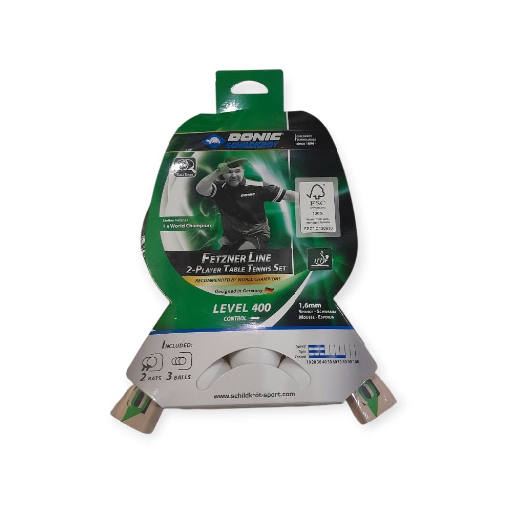 Bat pingpong Donic FETZNER LINE LEVEL 400/Bat pingpong tenis meja/Bat pingpong Donic original