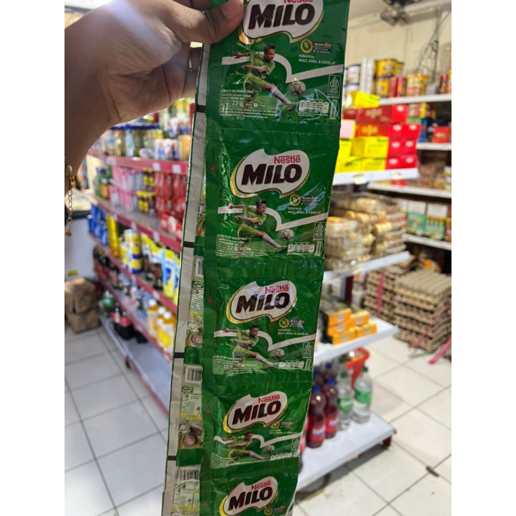 milo Renceng rencengan susu milo milo bubuk milo sachet susu sachetan