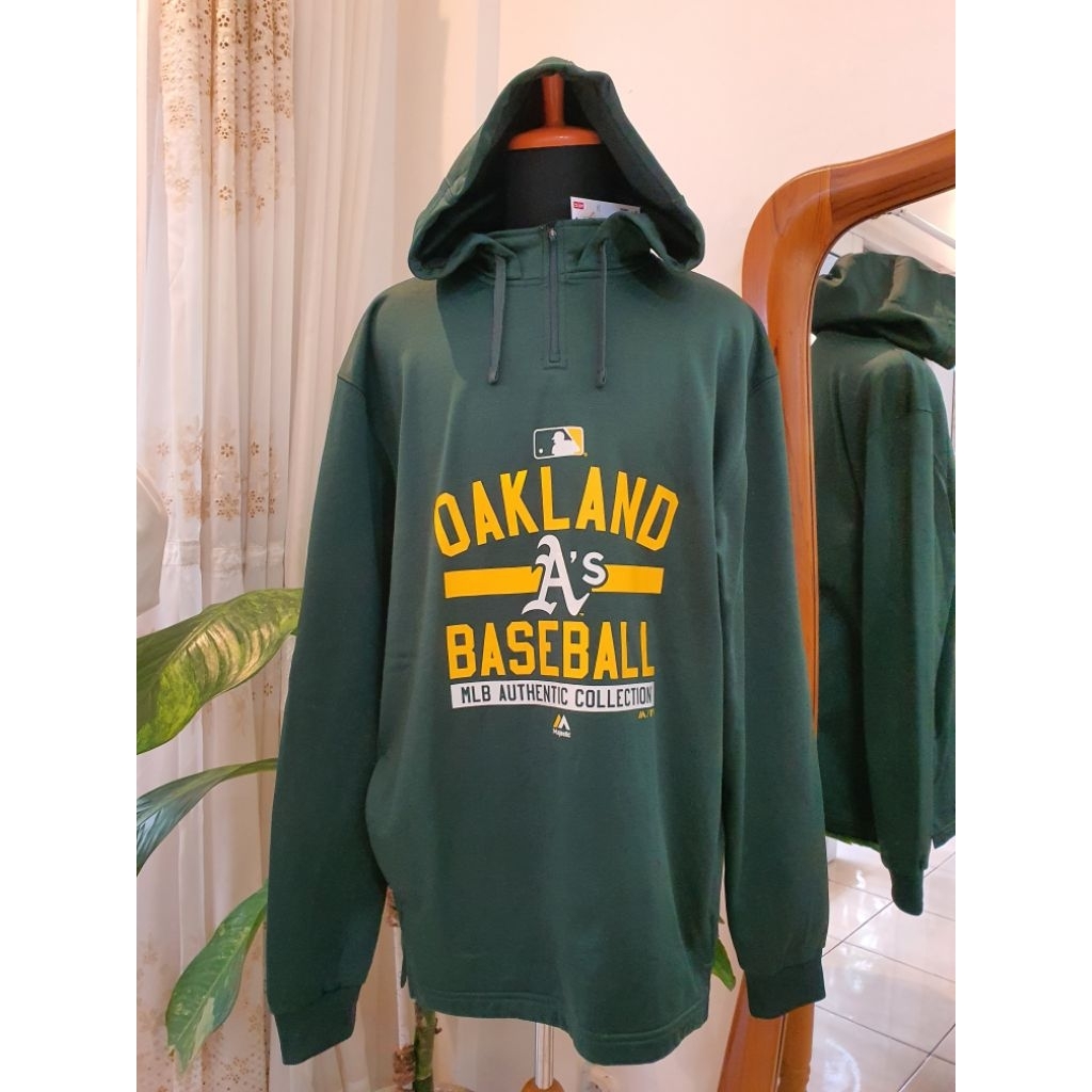 Hoodie Track Top Pria Majestic