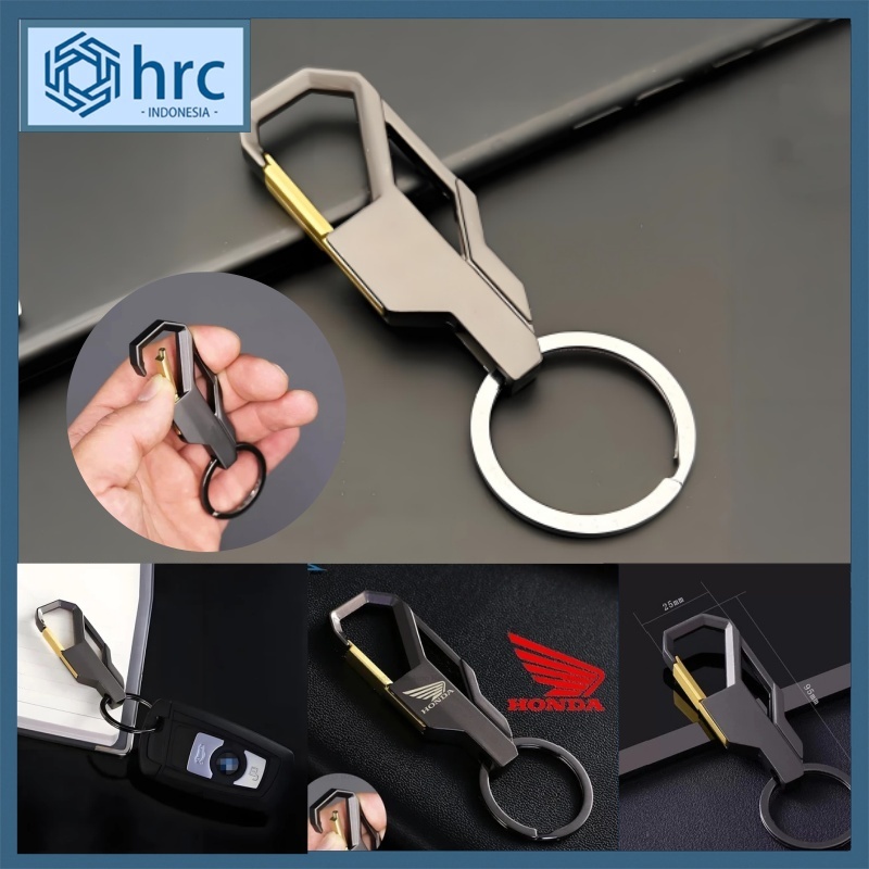 Gantungan Kunci Mobil Motor Persegi Logam Gantungan Kunci /Gantungan Kunci Remot Mobil Paduan Kreati