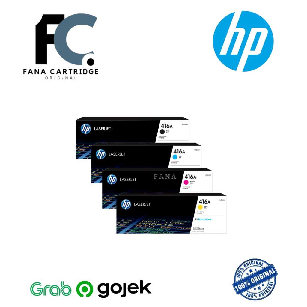 Toner HP 416A Black & Colors Original