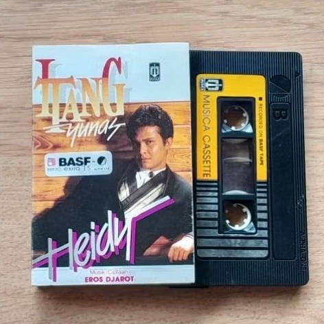 Kaset ITANG YUNAS - Heidy, Music By EROS DJAROT, (Good)