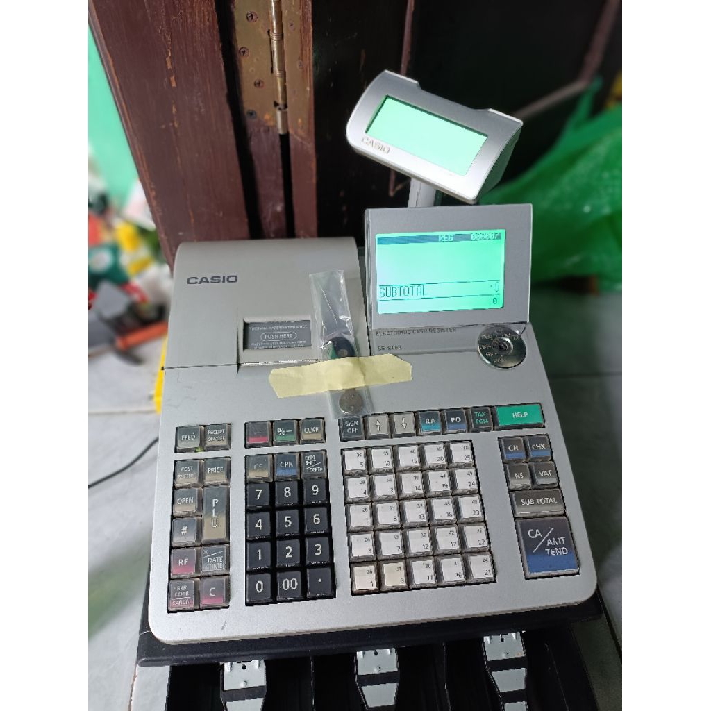 MESIN KASIR / CASH REGISTER CASIO SE S400 MULUS