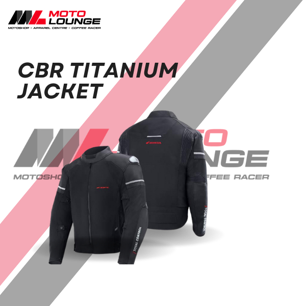 Jaket Honda CBR Titanium Jacket L Original | Jaket Motor Sport Honda