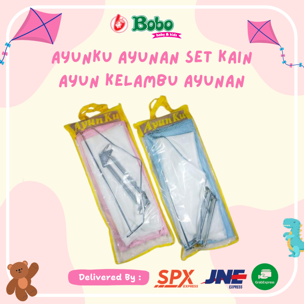 Ayunku Ayunan Set Kain Ayun Kelambu Ayunan / Gift Kado Bayi