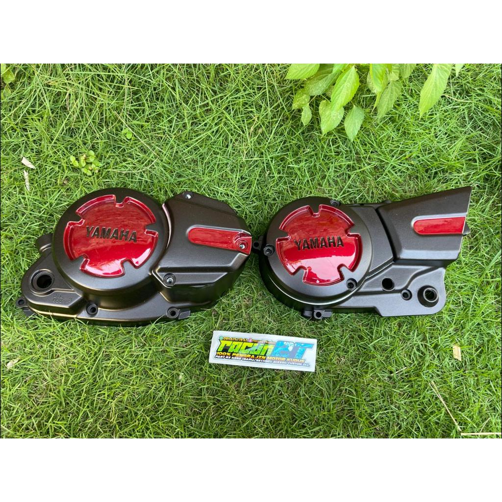 BAK KALTER MESIN RX KING NEW HITAM DOFF KOMBINASI MERAH