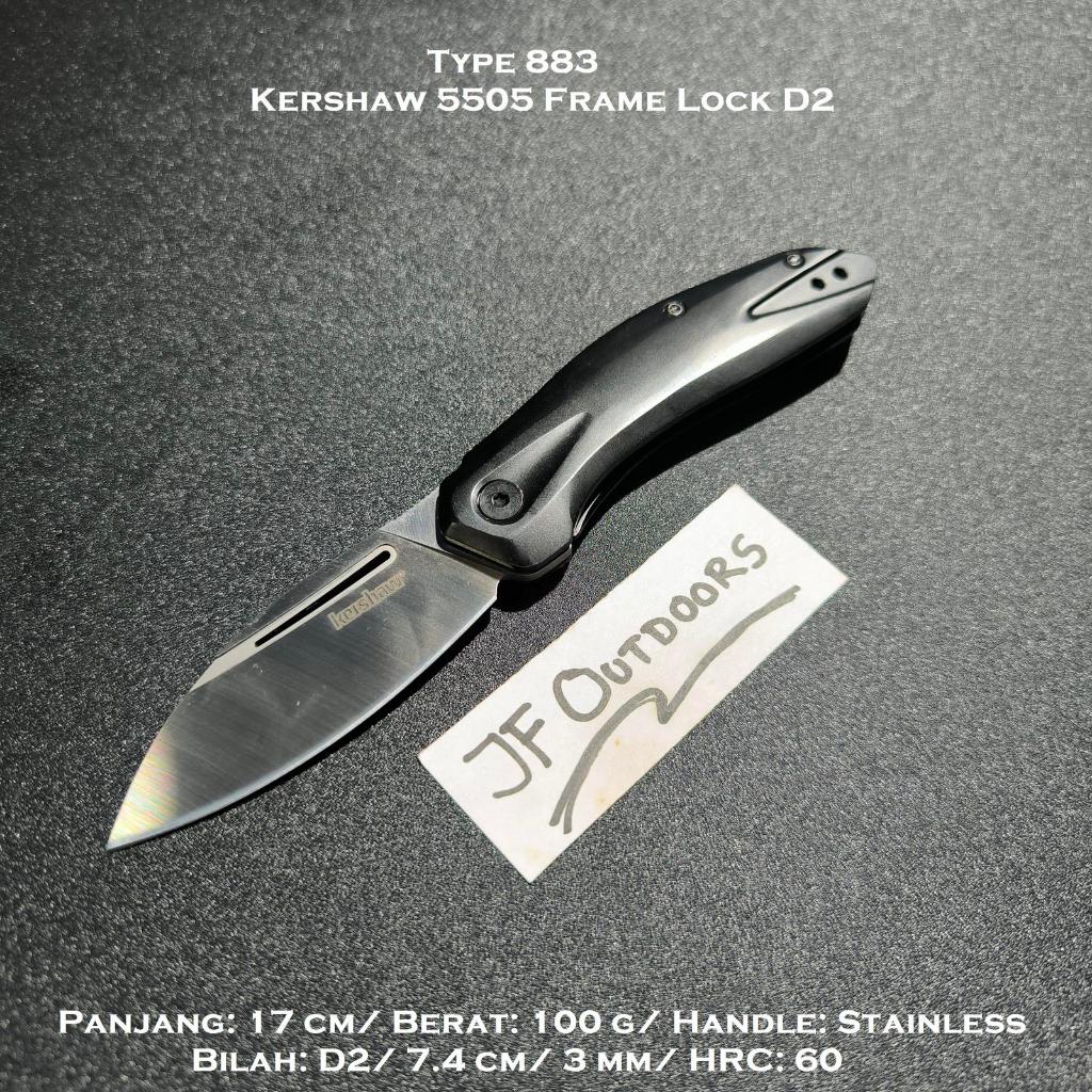 Pisau EDC Outdoor Kershaw 5505 Frame Lock D2