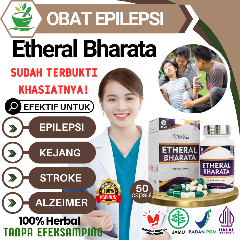 Obat Epilepsi Herbal Epilepsi - Obat Kejang Kejang - Obat Ayan - Etheral Bharata