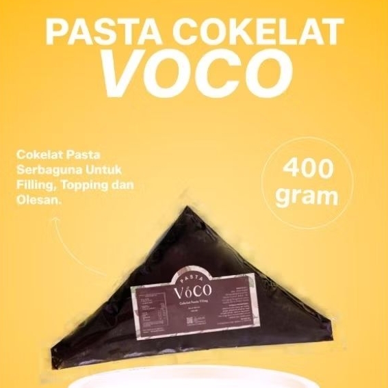 Pasta Coklat Voco dan Boncoco 1 kg Cokelat Isian Roti Selai Spread Coklat Cokelat Filling Chocolate 