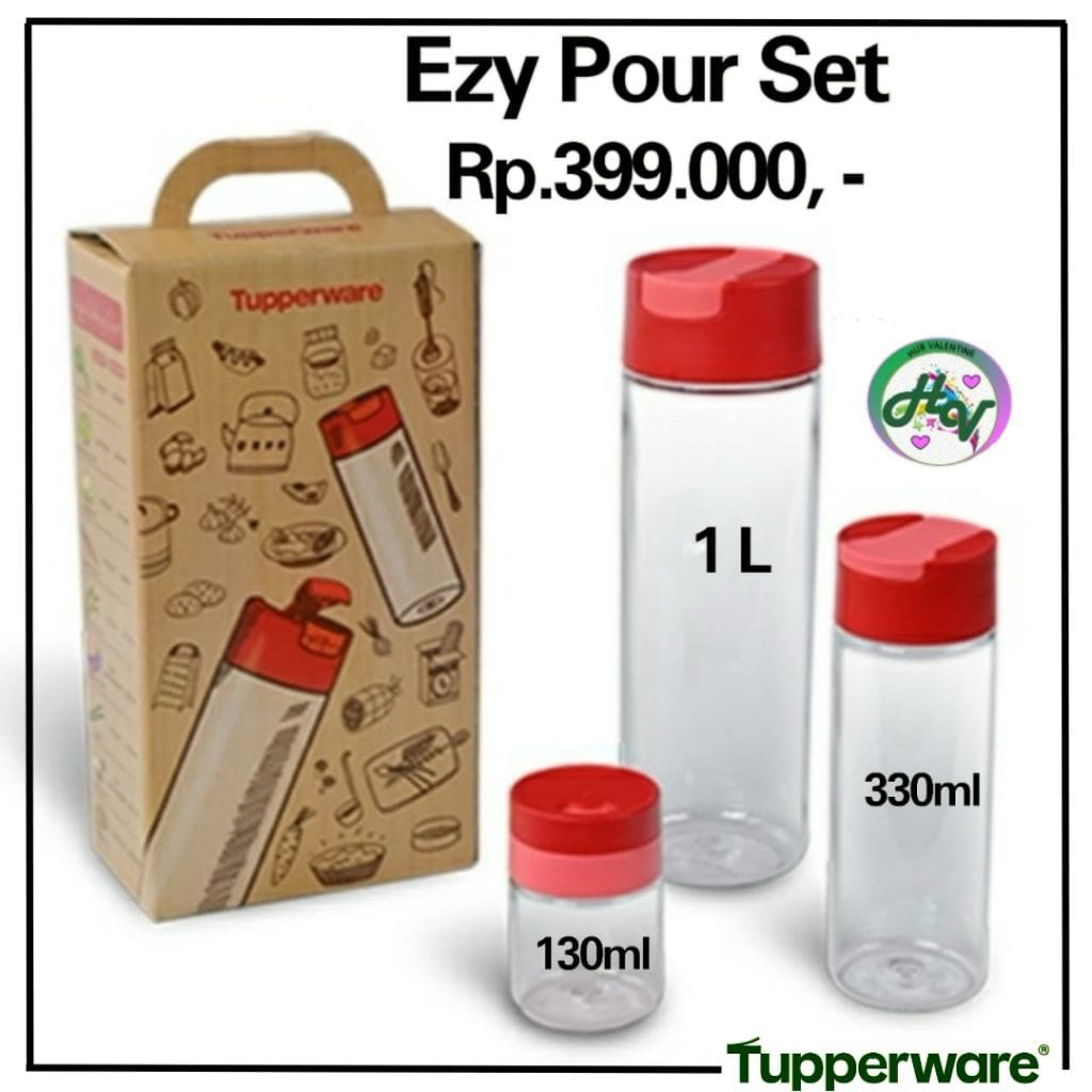 Ezy Pour Set Tupperware Original