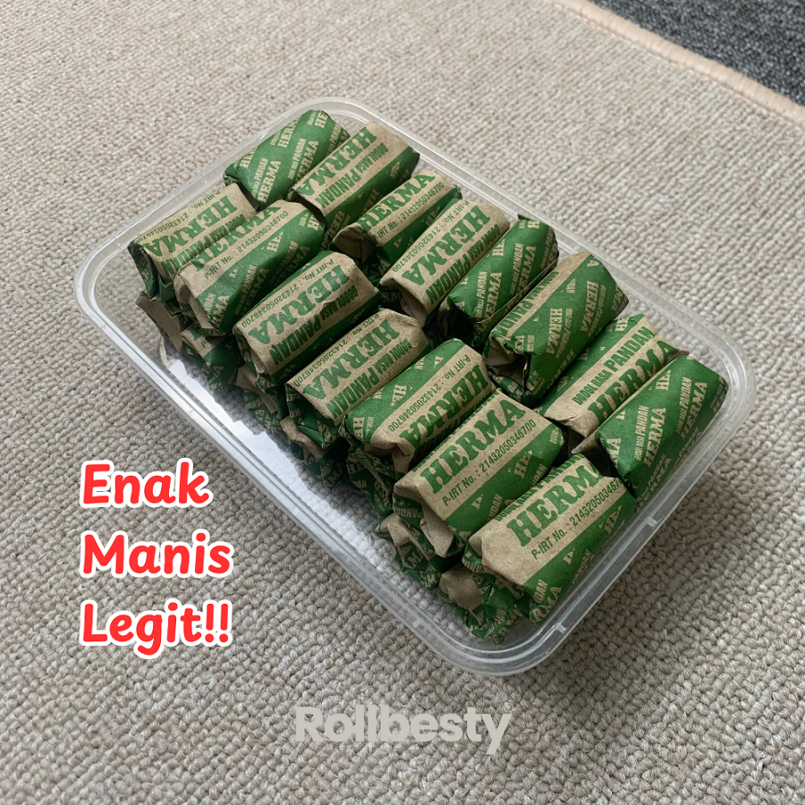 Rollbesty Dodol Garut Asli Rasa Pandan 500gram Manis Legit Halal Makanan Oleh-oleh Khas Garut Enak
