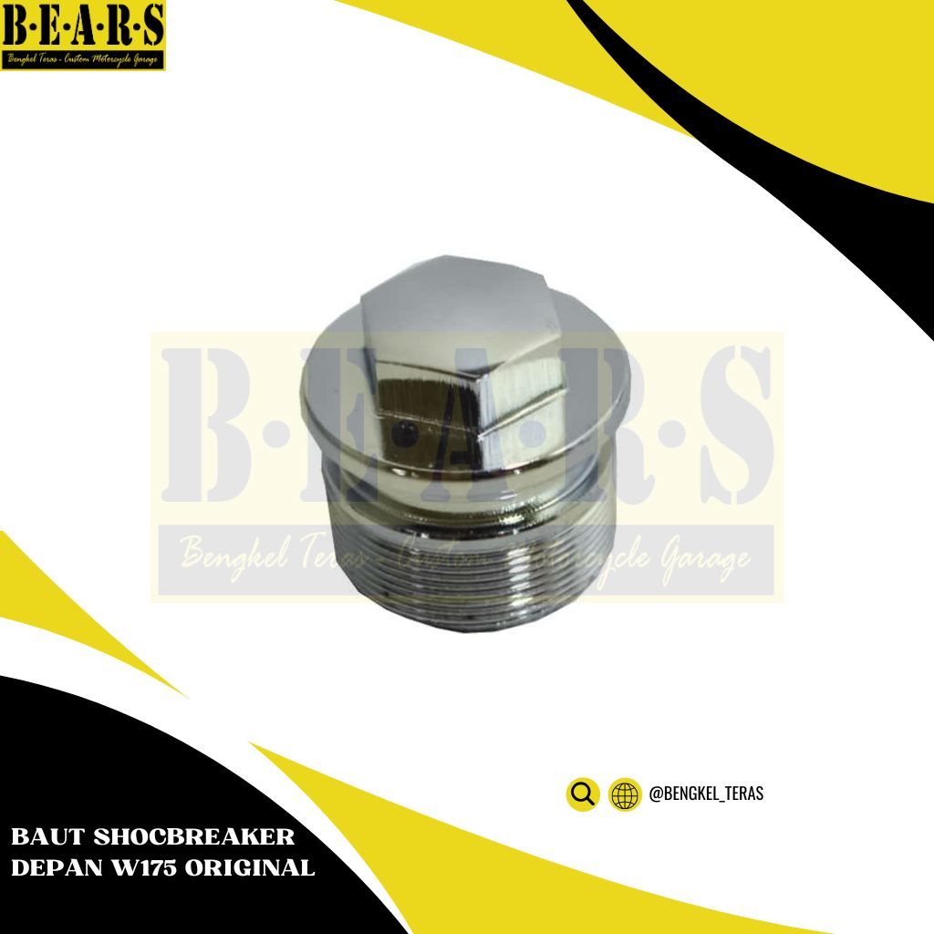 Baut shockbreaker depan W175 Seat Fork spring Original
