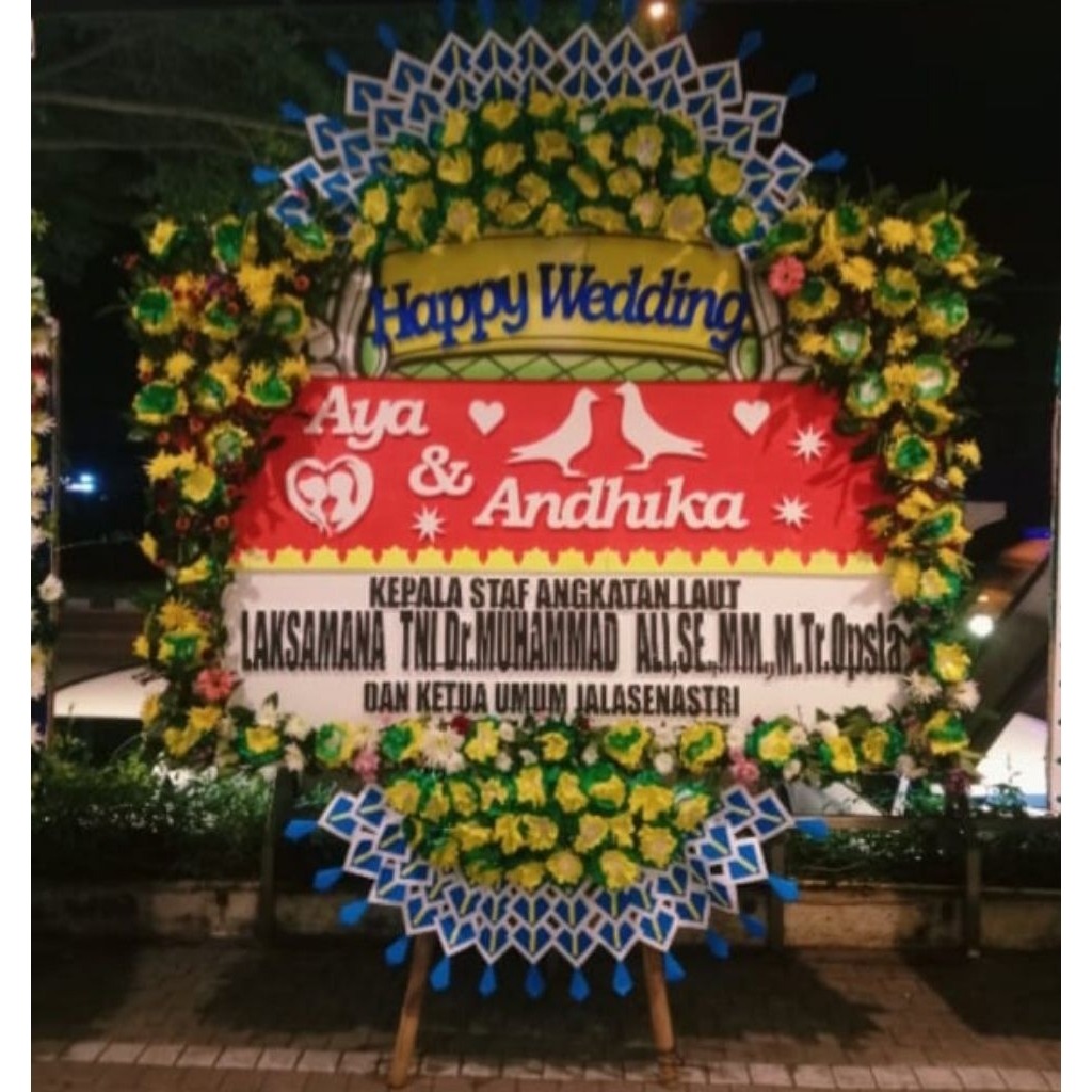karangan bunga pernikahan demak | karangan bunga papan duka cita semarang